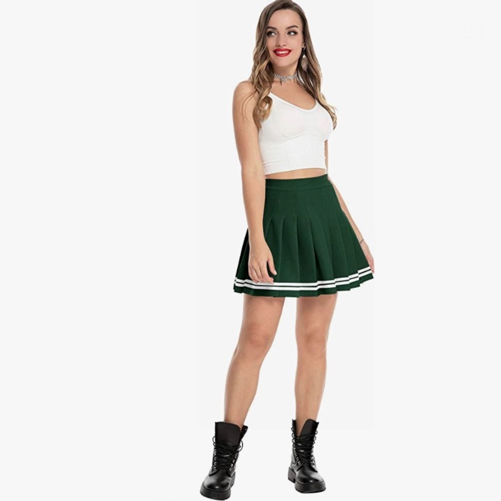 Green Skater/Tennis Skirt